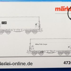 Märklin H0 | 47208 Wagenset für Walzstahl-Coils ,2 tlg. | NS Cargo Güterwagenset mit OVP
