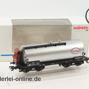 Märklin Spur H0 | 46515 „ESSO“ Kesselwagen mit Bremserhaus | Güterwagen der DB mit OVP