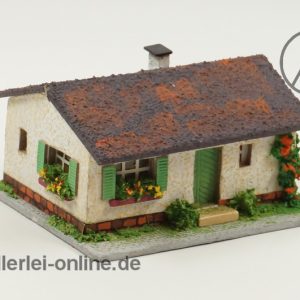 RS Rudolf Spitaler Modell 6400 | Haus – Siedlungshaus | Spur TT – H0 | 50er Jahre Holz-Pappe Fertigmodell ,unbenutzt