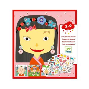 Djeco Sticker 3-6: Stickerbilder: Jeder ist anders!