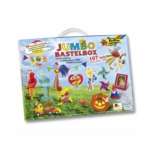 Folia Bastelbox „Jumbo“ Bastel-Koffer 107 Teile