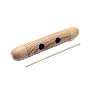 Großer Guiro oder Ratsche mit Scraper