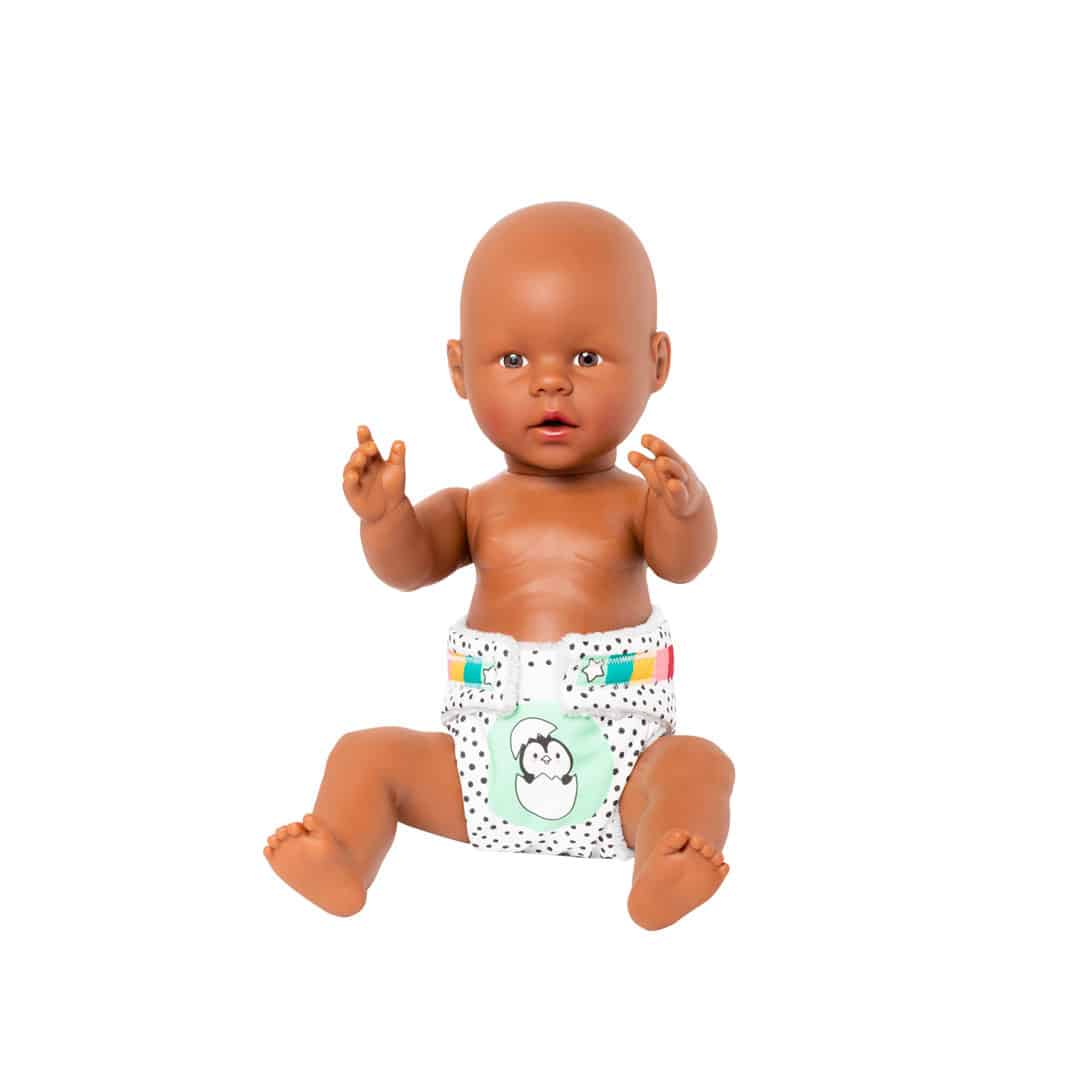 Heless Puppen-Stoffwindeln „Pinguin Pünktchen“, 2 Stück – Bild 4