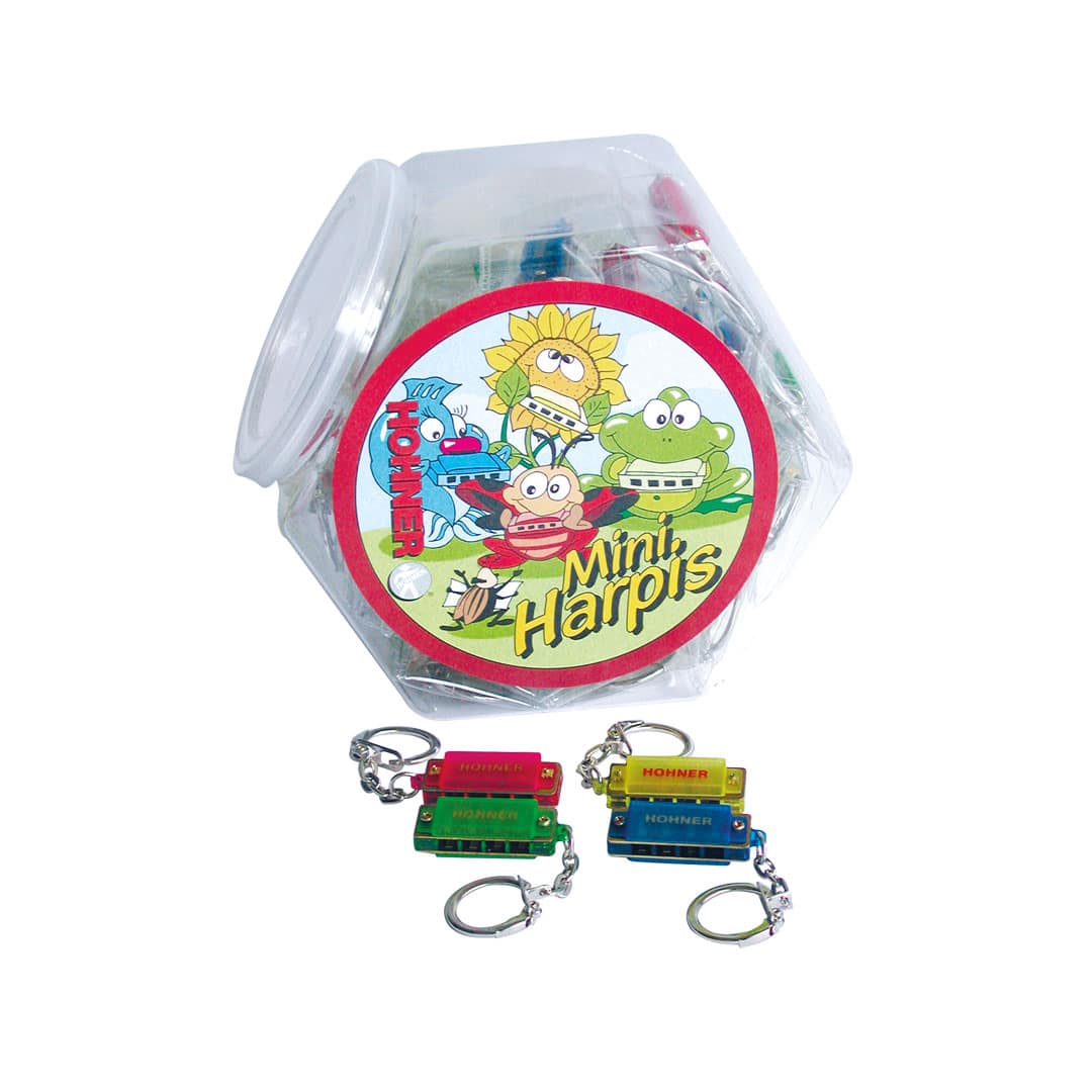 Hohner Mini Color Harp Mundharmonika mit Schlüsselanhänger – Bild 2