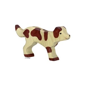 Holztiger Holzfigur Hund groß