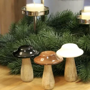 Weihnachtsdeko Dekopilz GiftCompany Höhe 10 cm