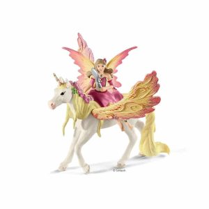 Schleich Elfe Feya mit Pegasus-Einhorn